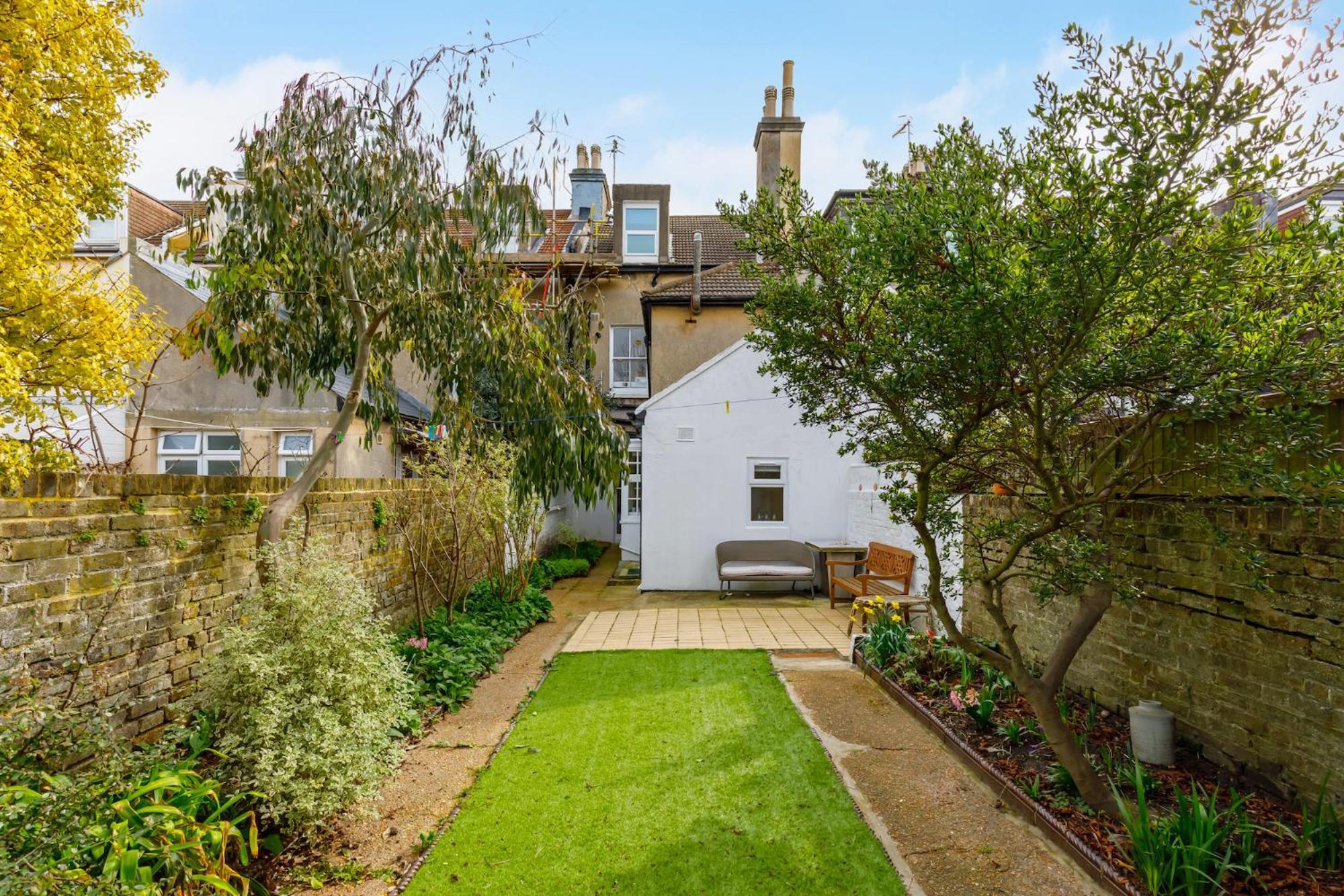 Central Hove Flat W Large Garden Eksteriør bilde